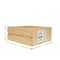 Good Wood by Leisure Arts&#xAE; 12&#x22; Wood Half Crate